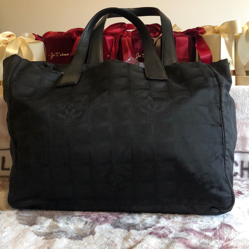 Chanel travel line tote